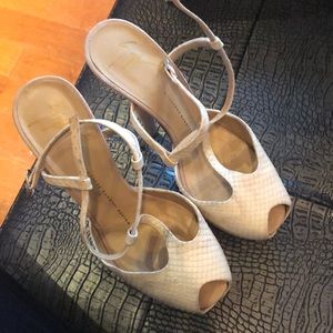 Guiseppe zanoti Snake skin high pumps